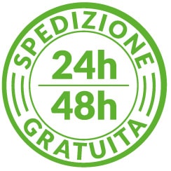 Spedizione gratuita in 24 ore